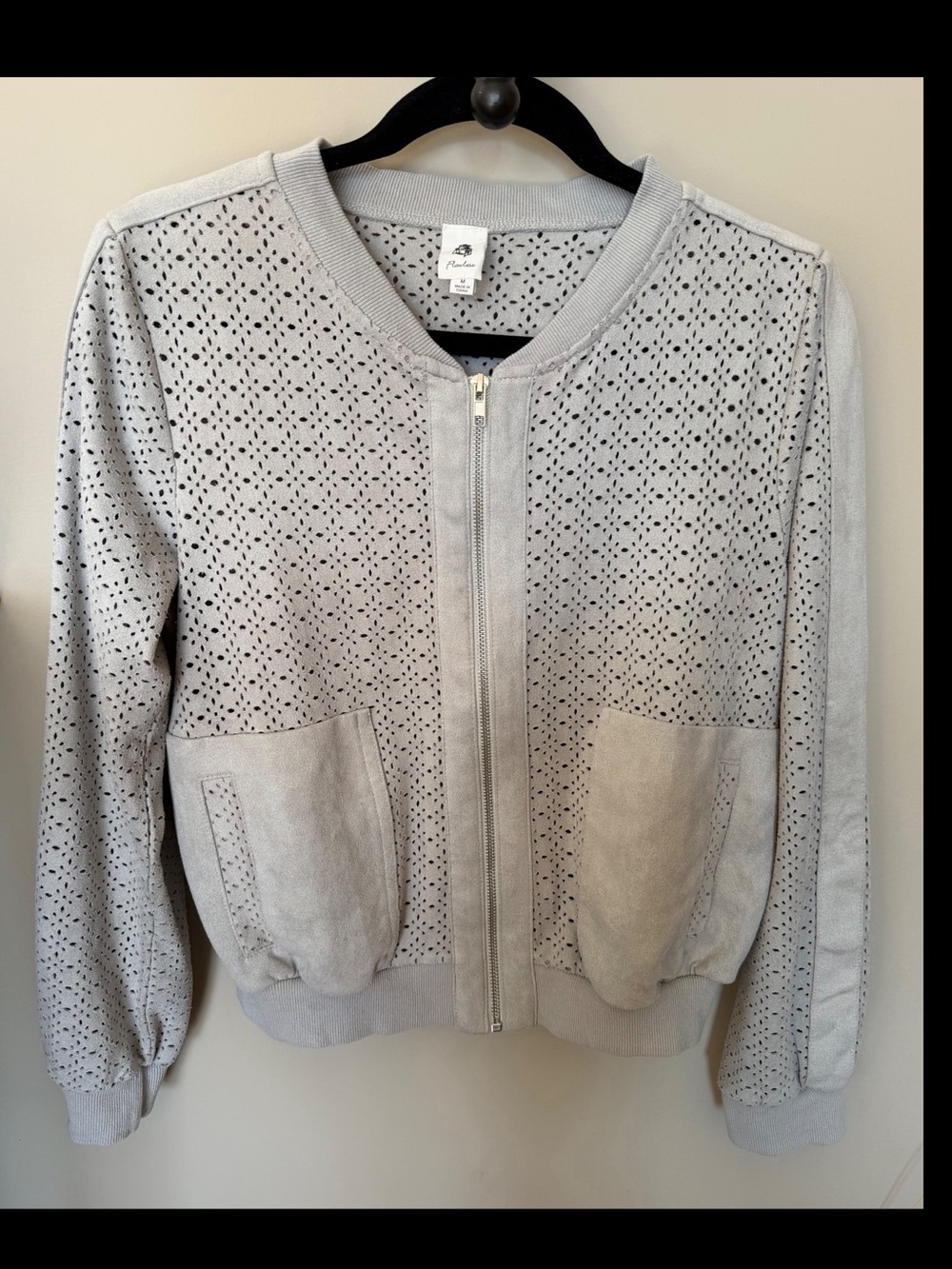 women’s faux suede jacket